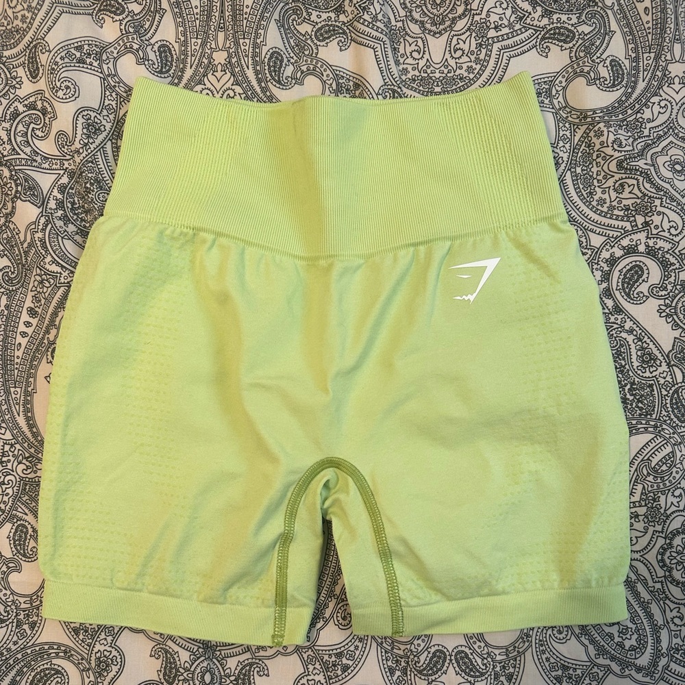 Vital Seamless 2.0 Shorts - Light Neon Green